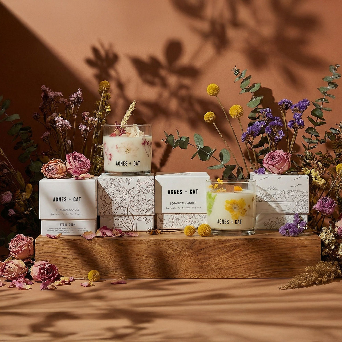 Agnes + Cat Botanical Soy Wax Candle - Moorland