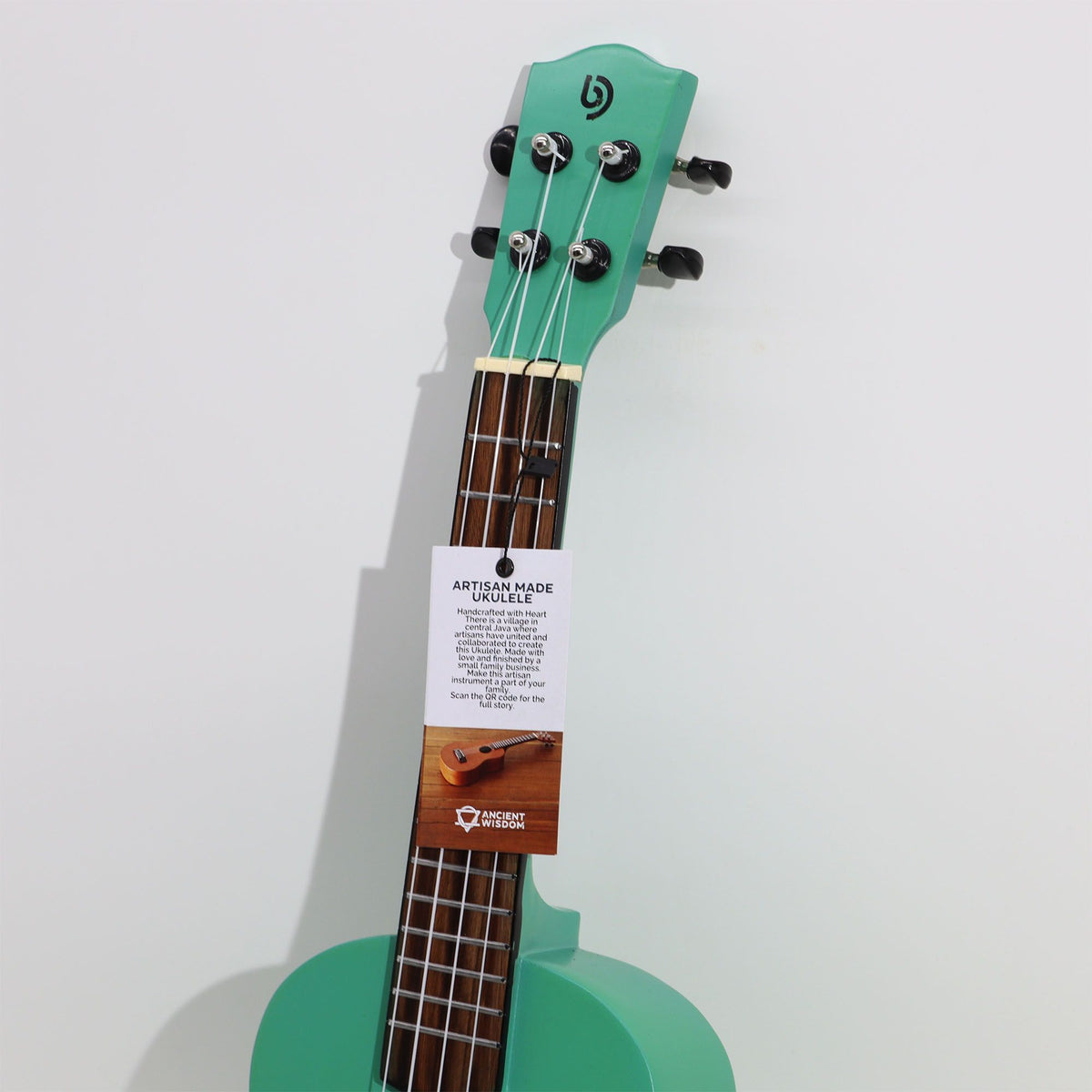 Artisan Made Ukulele - Natural Sunburst Finish (4 String)