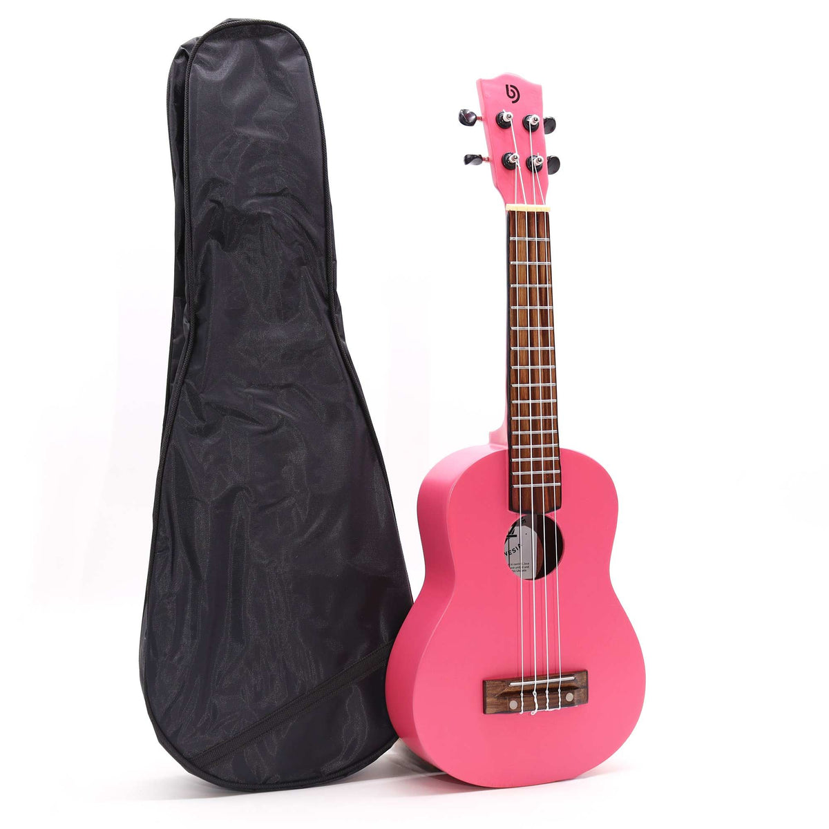 Artisan Made Ukulele - Bright Pink Finish (4 String)