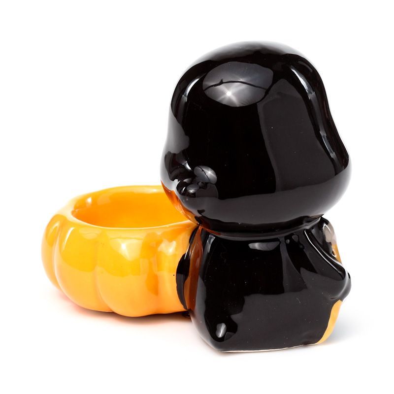 Ceramic Skull Boy Tea Light Candle Holder