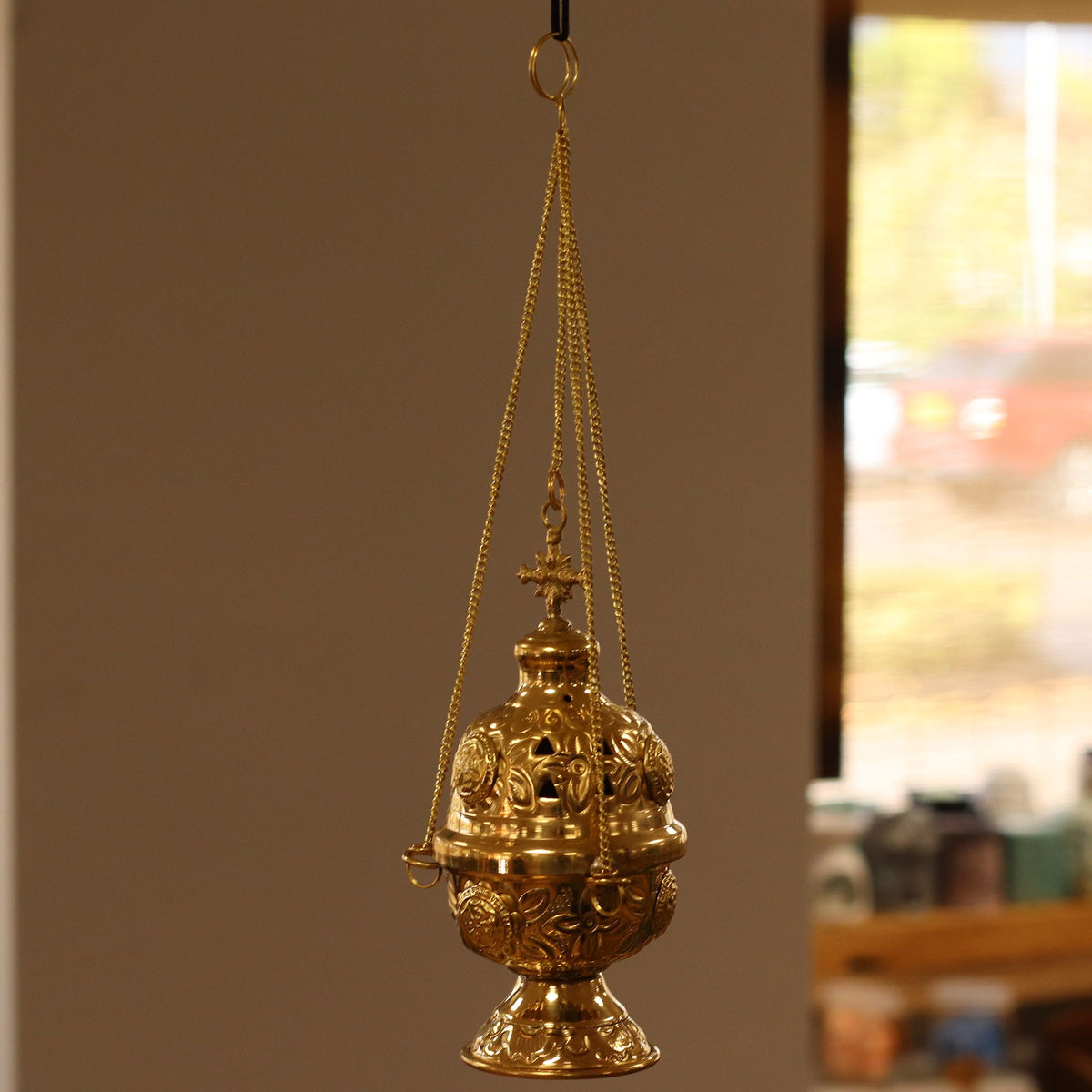 Hanging Brass Incense Burner