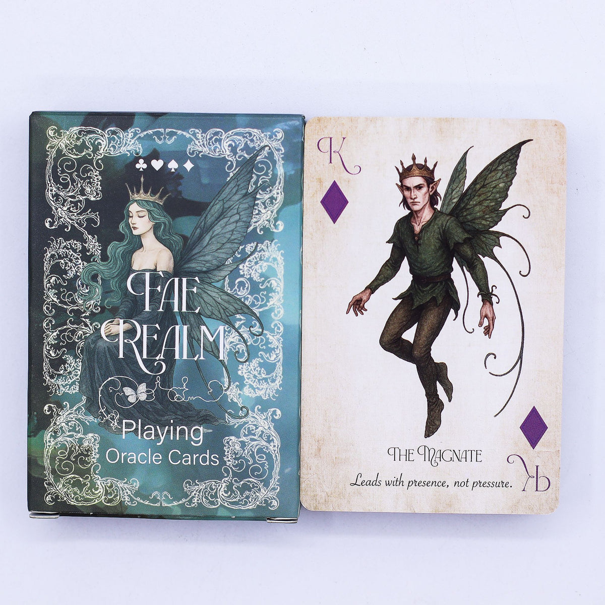 Fae Realm Playing & Oracle Cards – Fairy Theme