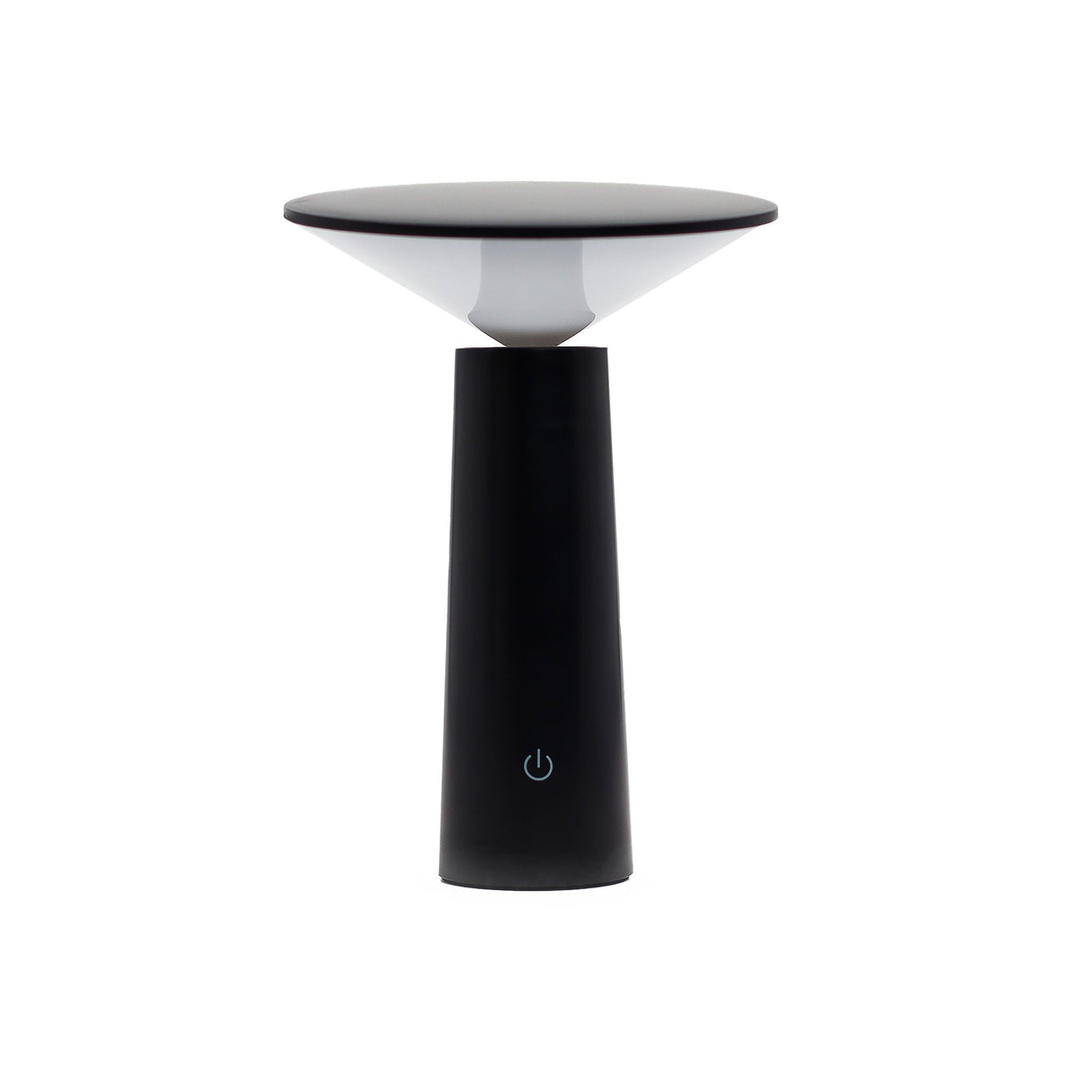 Touch Lamp - Black Mushroom- adjustable - pattern light USB (C) - Rechargable  (2000 Watt)