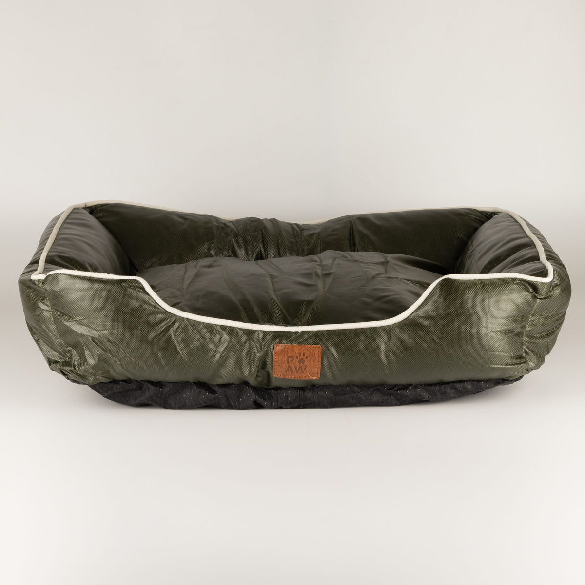 PAW Bed – Small Khaki Green – 60 × 50 × 15cm