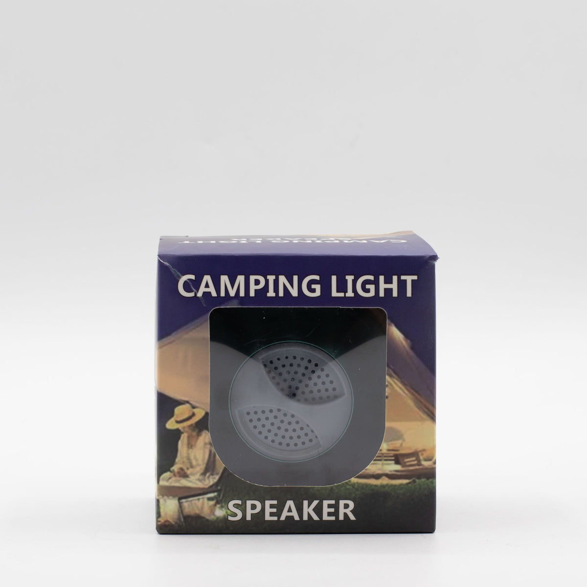 Green Camping Hanging Light and Mini Speaker