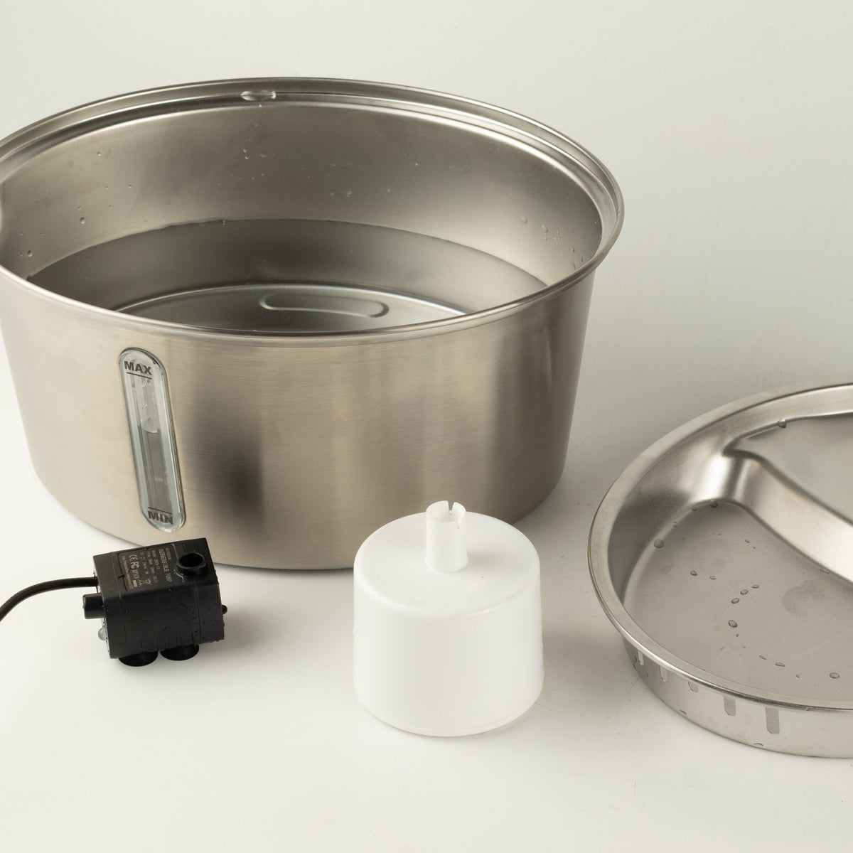 PAW Food Bowls - Electric Water Fountain 2.5 Liter - USB - Stainless Steal (304)