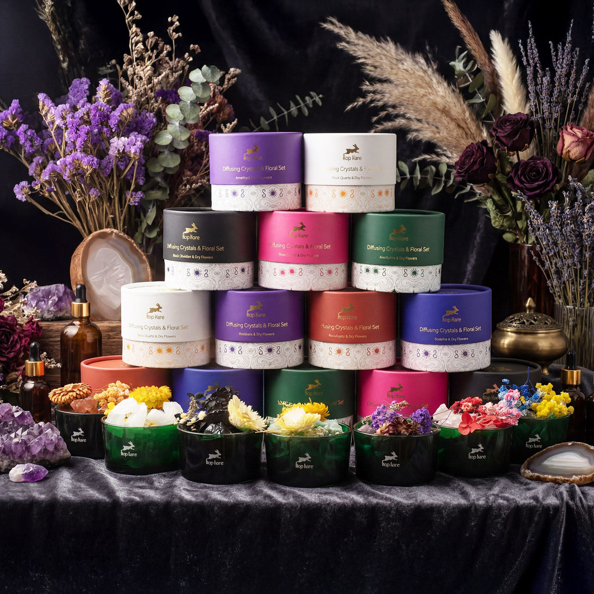 Hop Hare Diffusing Crystals & Floral Set - The Devil