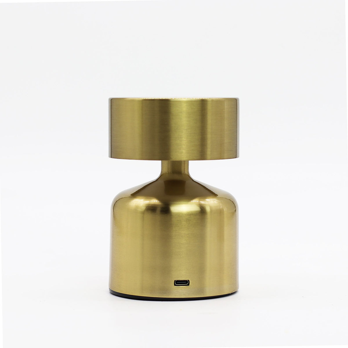 Touch Lamp - Flat Mushroom Bronze- USB (C) - Rechargable  (400 Watt)