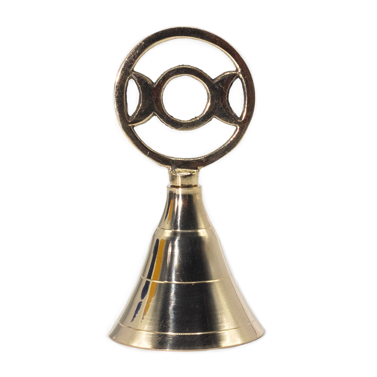 Altar Brass Bell - Three Moon