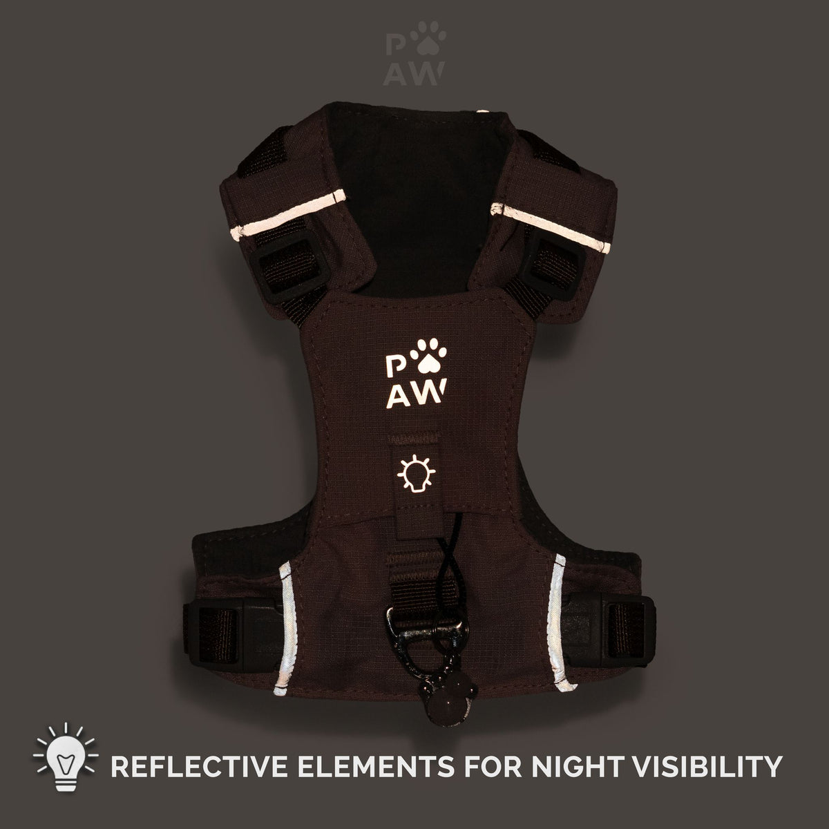 PAW - XS (2-4Kg) Dog Step-in Guardian Harness with Reflective Mesh - Soft Pink - Rose Quartz Charm